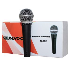 Microfone Dinâmico Soundvoice SM-58LC Unidirecional -| C025183
